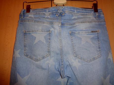 Pružné riflové kalhoty s hvězdami, orsay,l