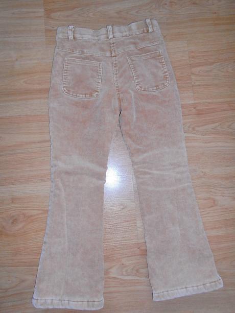 Manžestráky vyteplené vel.128/134, 128