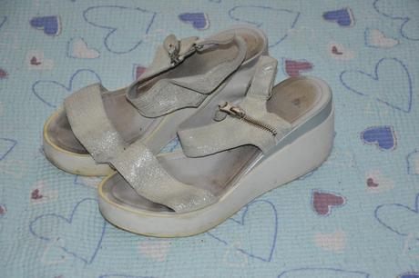 39 letní sandály na klínku, 39