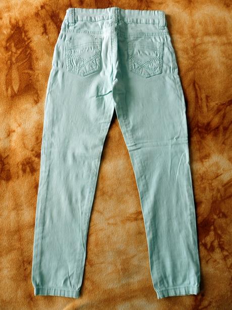 Světle zelené kalhoty, denim co,134