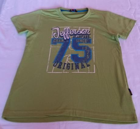 Chlapecké triko zelené krátký rukáv lewro, lewro,152