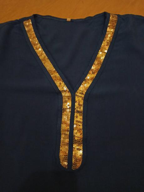 Triko se stříbrnými flitry xxl, xxl