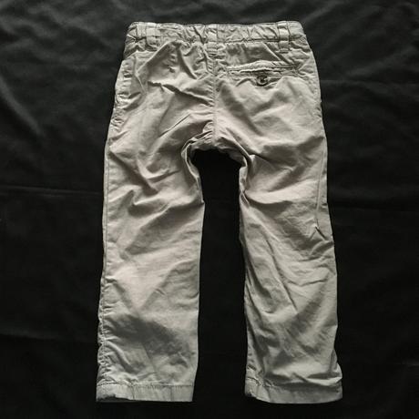 Vel. 92 šedé plátěné kalhoty s regulací, h&m,92