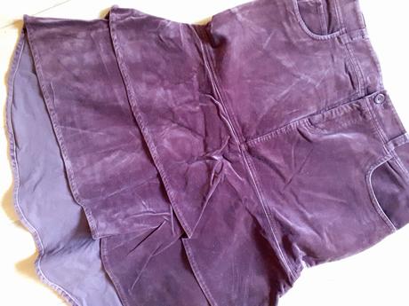 Sukně semišová - vel. 40 - zn. hm, h&m,m