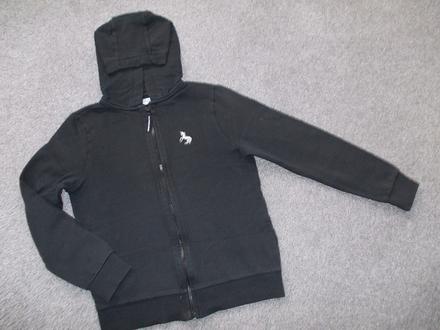 Mikina černá s jednorožcem, vel. 152, f&f,152