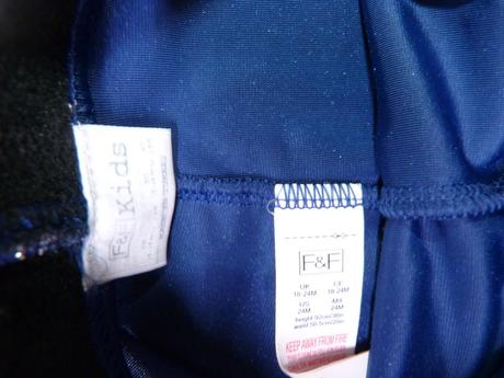 Sametové legíny vel. 92, f&f,92