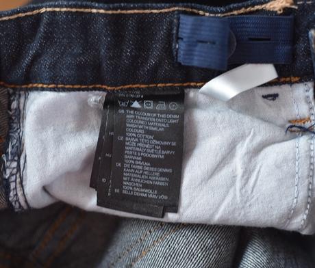 Džíny vel. 11 - 12 let, denim,152