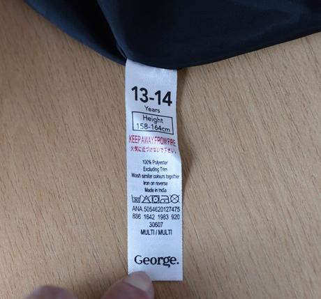 Šaty vel. 13 - 14 let, george,164