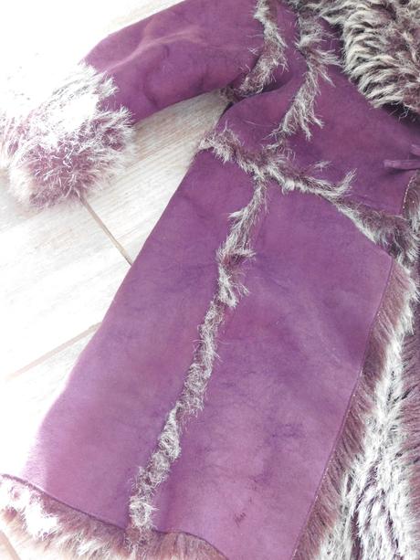 Dívčí kabátek s kožíškem, monsoon,104