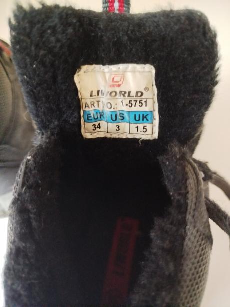 Zimní boty zn. liworld vel.34, 34