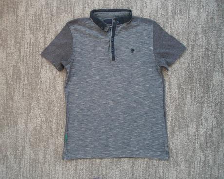 Modré tričko triko s límečkem polo, next,146