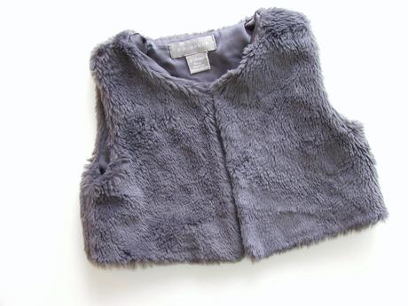 M374 dívčí chlupatá vesta vel. 80, primark,80