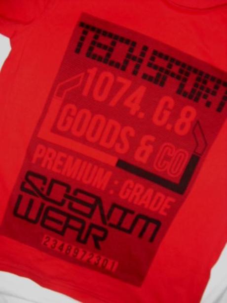 Bomba nepřehlédnutelné červené tričko, george,146