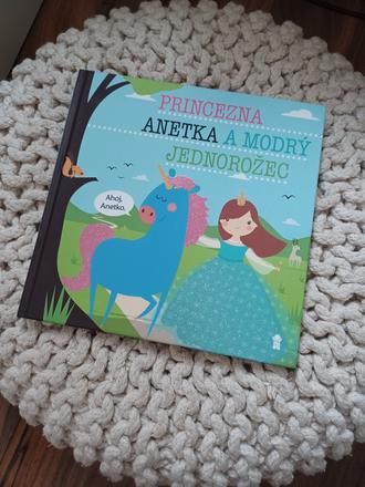Kniha princezna anetka a modrý jednorožec, 