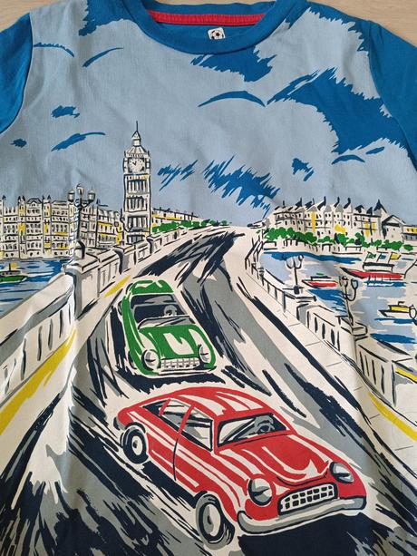 Tričko s autem 116 mini boden, mini boden,116