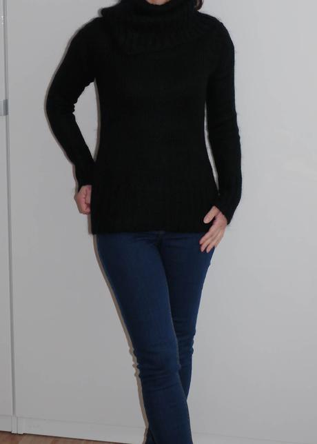 Cerny teply rolak, h&m,s