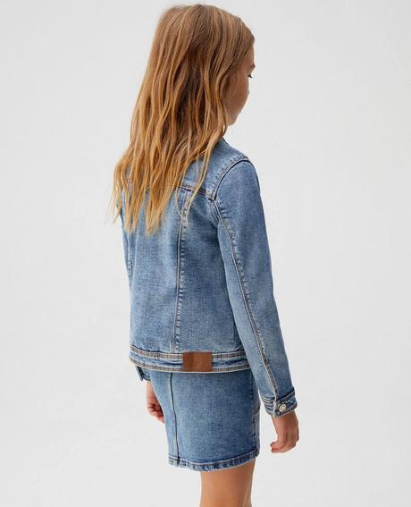 Holčičí džínová bunda mango světlá vel. 140, mango,140