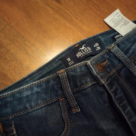 Trhané džíny holister w25 l28, hollister,xs