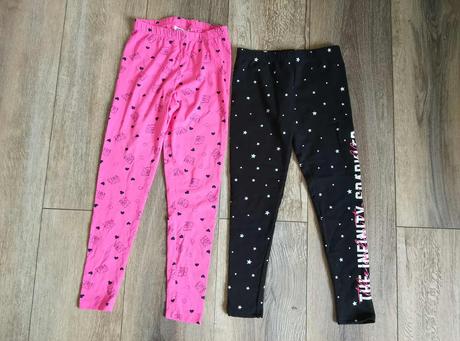 Dvoje legíny vel. 134-140, 134