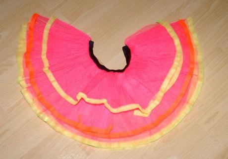 Sukýnka s růžovým tylem styl tutu, 158