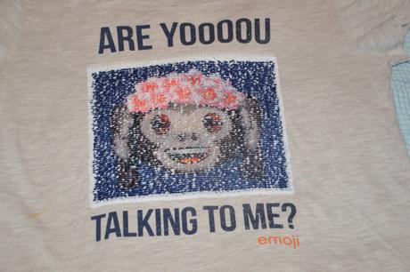 146 152 158 triko s měnícím obrázkem emoji, c&a,152