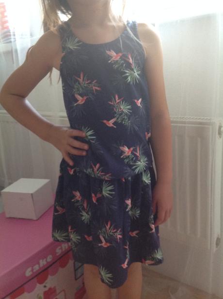 Set tilko a sukne - kolibrik, vel 98-104, h&m,98