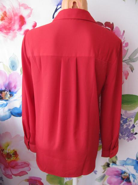 Společenská vínově červená halenka mng, s