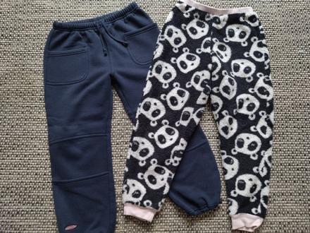 2 kalhoty 110-116, 110