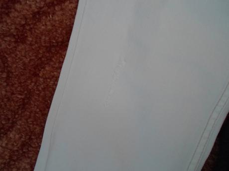 Bílé kalhoty rifle džíny relaxed skinny, next,40