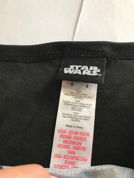 St7/ kostym star wars - v.5/6 let,