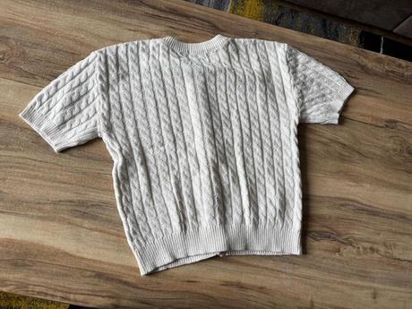 Svetr krátký rukáv hm, h&m,xs