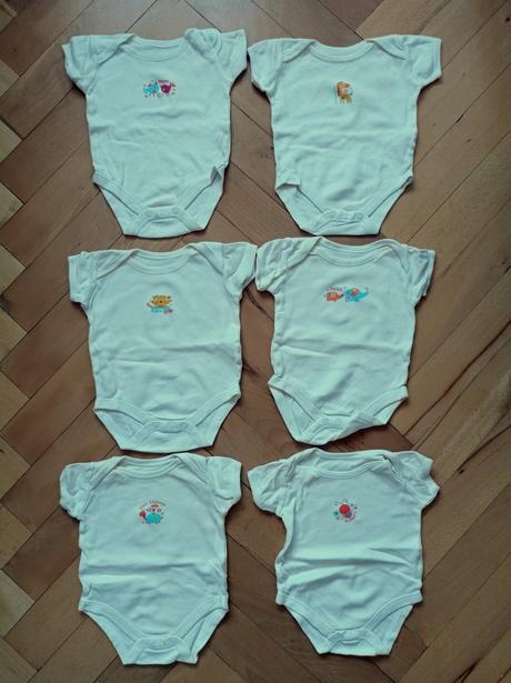 Body krátký rukáv 50-56, early days,50