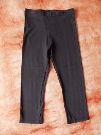 Černé tříčtvrťáky - delší kraťasy, 134/140, george,134