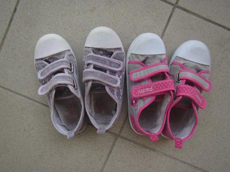 Fialkové bezva plátěnky - tenisky 30/31, padini, 31