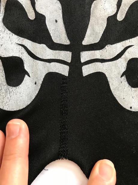 Vel.asi 2/3 roky -st2/ kostým helloween kostlivec, 