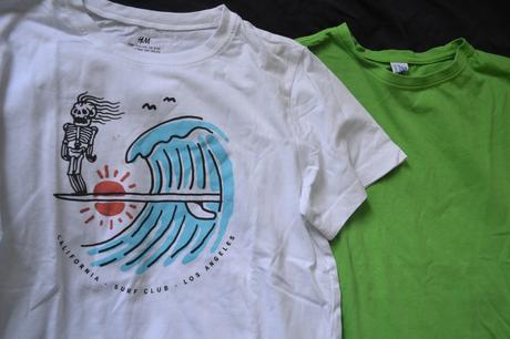 2x tričko bavlna 134-140, 134