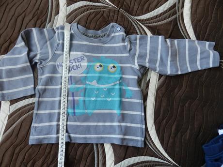 Triko dlouhý rukáv monster, marks & spencer,92