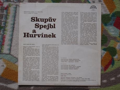 Lp deska skupův spejbl a hurvínek 1980, 