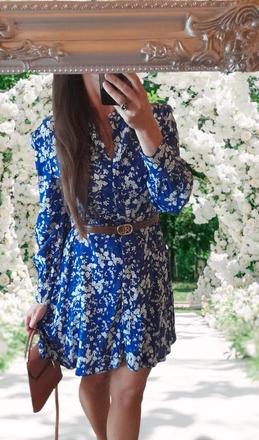 H&m halenkové květinové šaty, h&m,40