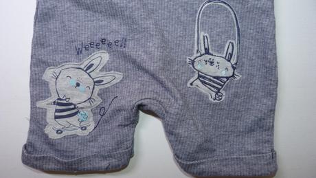 Bavlněné laclíkové kraťasy se zajíčky vel.68, george,68