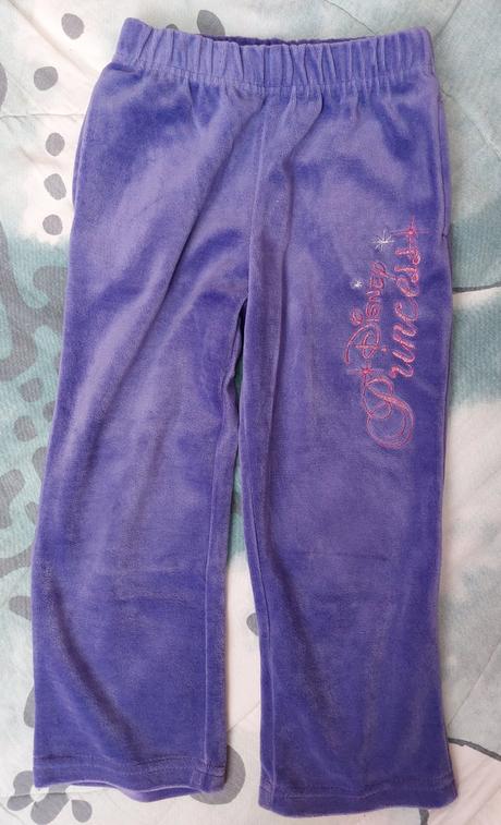Velurová tepláková souprava princezny, disney,98