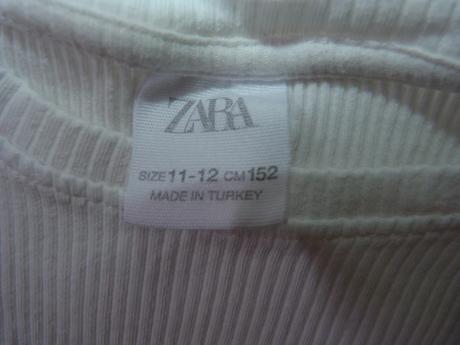 Zara žebrované tričko vel. 152, zara,152