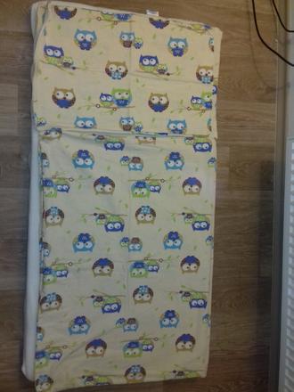 Flanelové povlečení do postýlky, šířka (cm): 85,délka (cm): 120