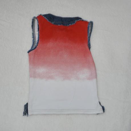 Top s dzinovymi okraji, only,s