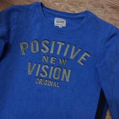 Bavlněná mikina s nápisem, 140