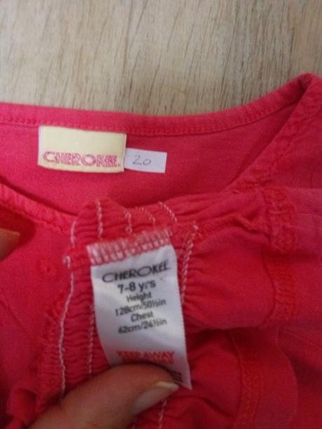 8 x tričko, vel 122/128, 122