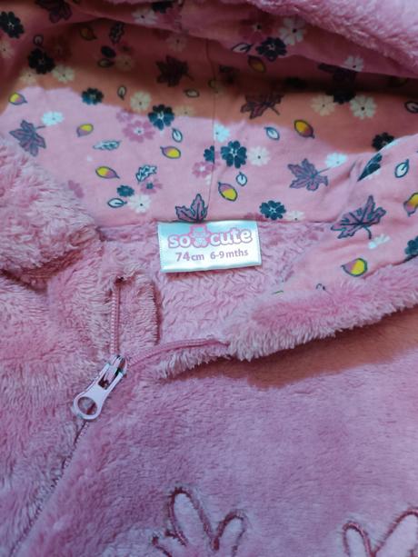 Teplý overal/kombinézka,zn. so cute, vel.74, 74