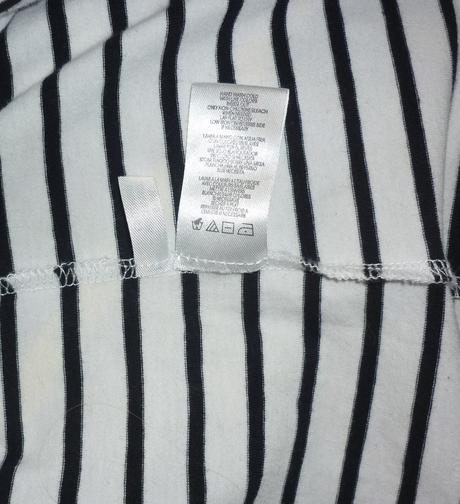 Bílo - černé dámské tričko karl lagerfeld, xs