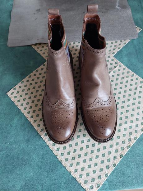 Přechodové kožené kozačky, 39