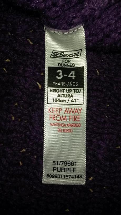 Pletené fialové bolerko vel. 104, st. bernard,104